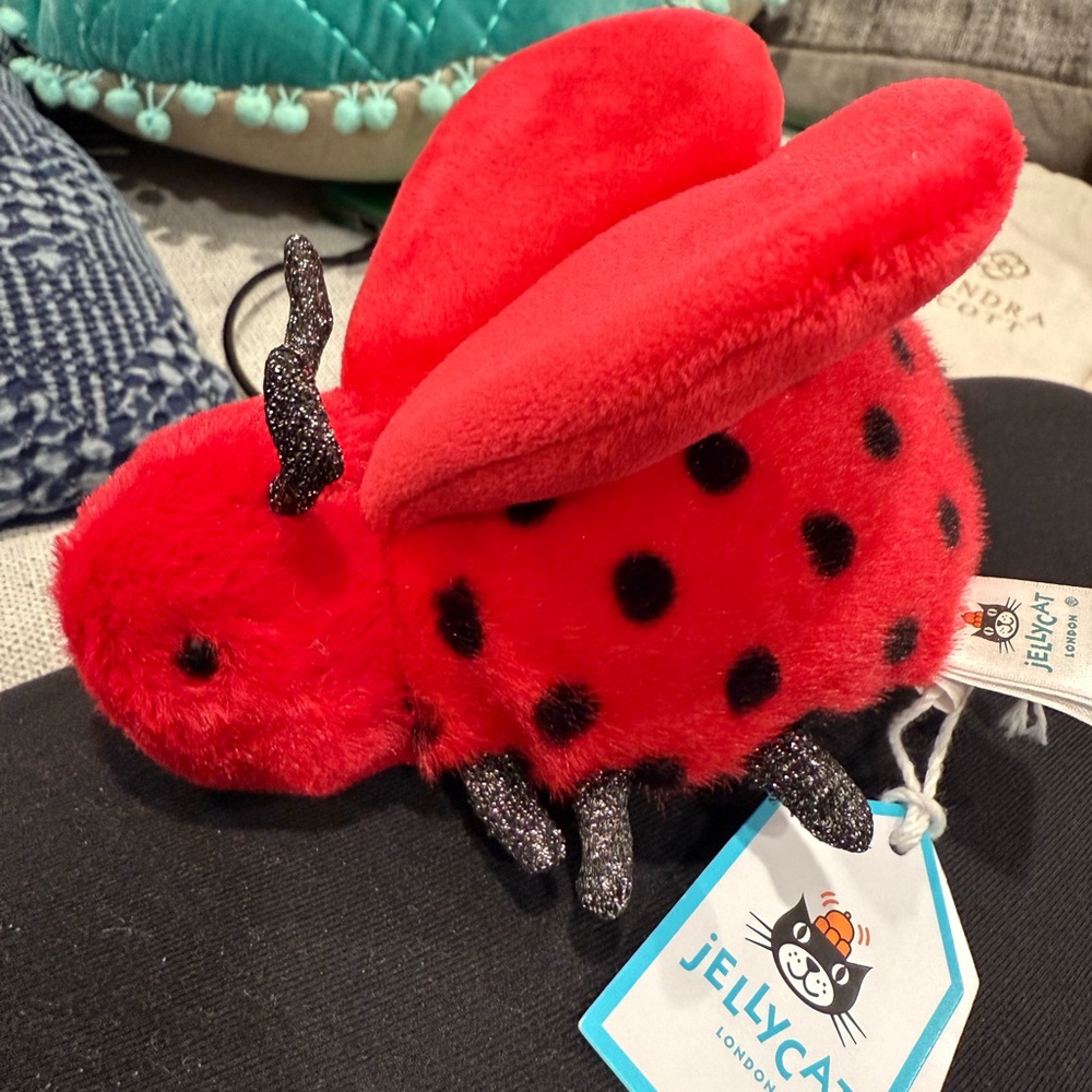 Jellycat Red Loulou Lovebig Plush Toy